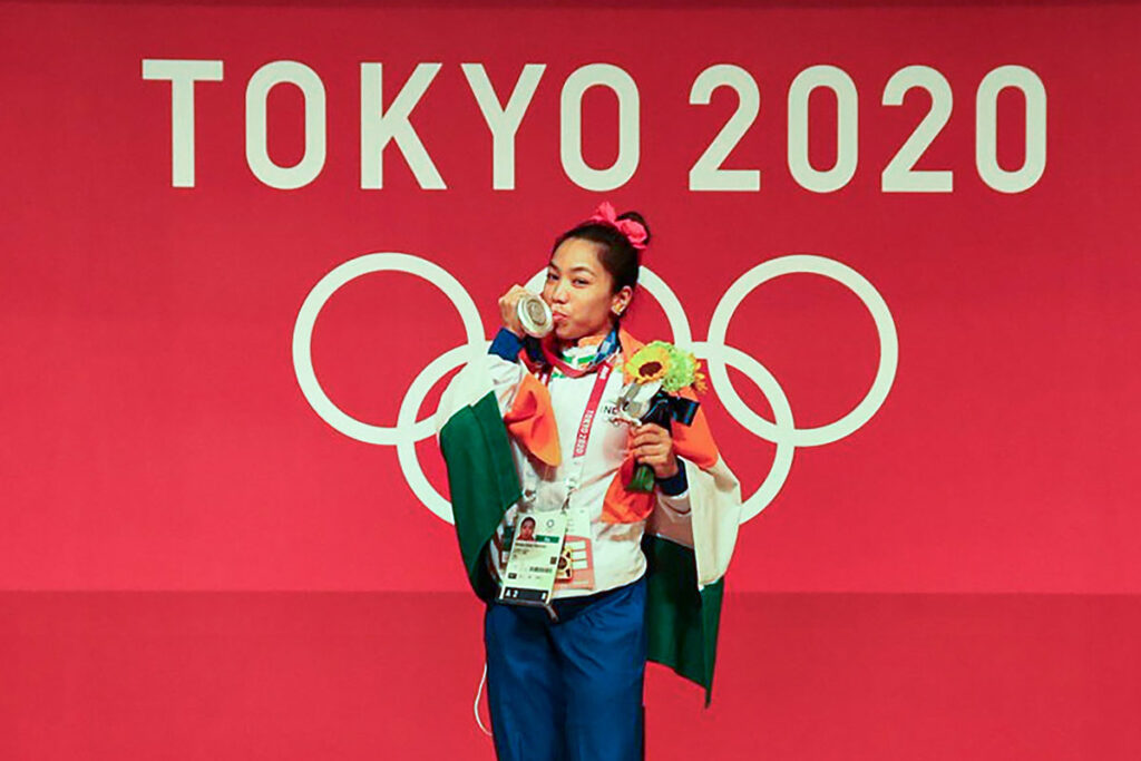 Mirabai Chanu won silver in Tokyo Olympics