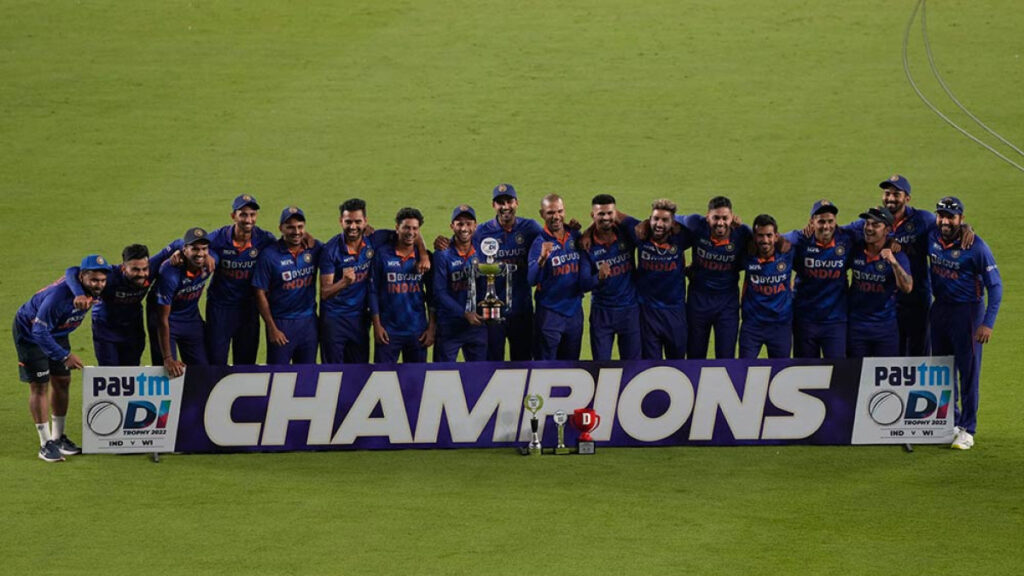 India beat West Indies in ODI Series