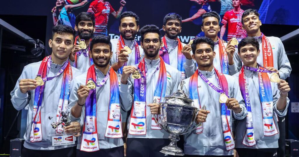 India Badminton Team win Thomas Cup for the first time ever