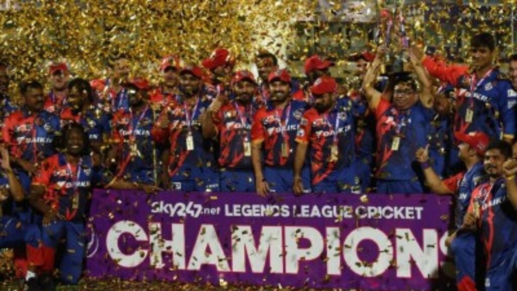 India Capitals won the second edition of Legends Cricket League